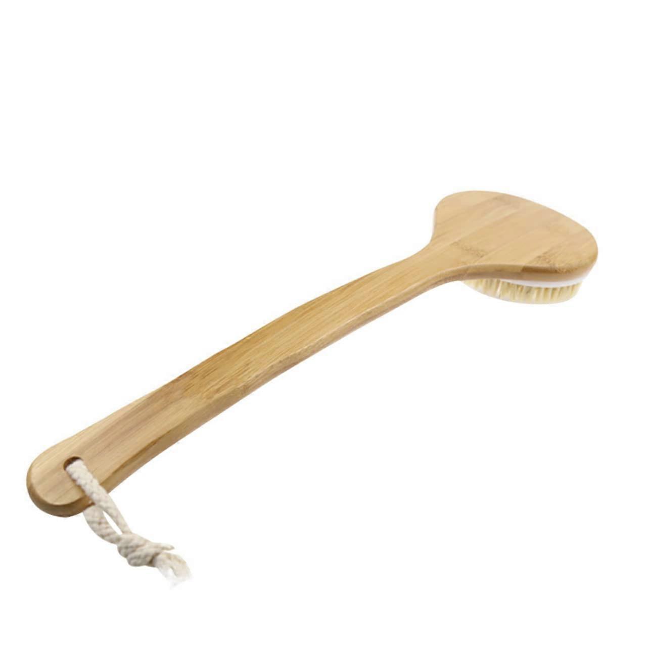 Bath Brush with Long Handle, Soft Bristle Back Scrubber for Deep Exfoliation and Massage