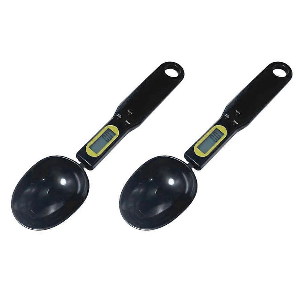 Mini Spoon Scale Digital Kitchen Scale Electronic LCD Scale Black