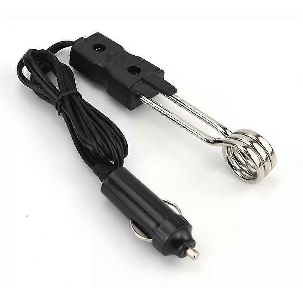 12V 24V Car Immersion Heater with Fast Even Heating, Durable Copper Core, Cigarette Lighter Plug