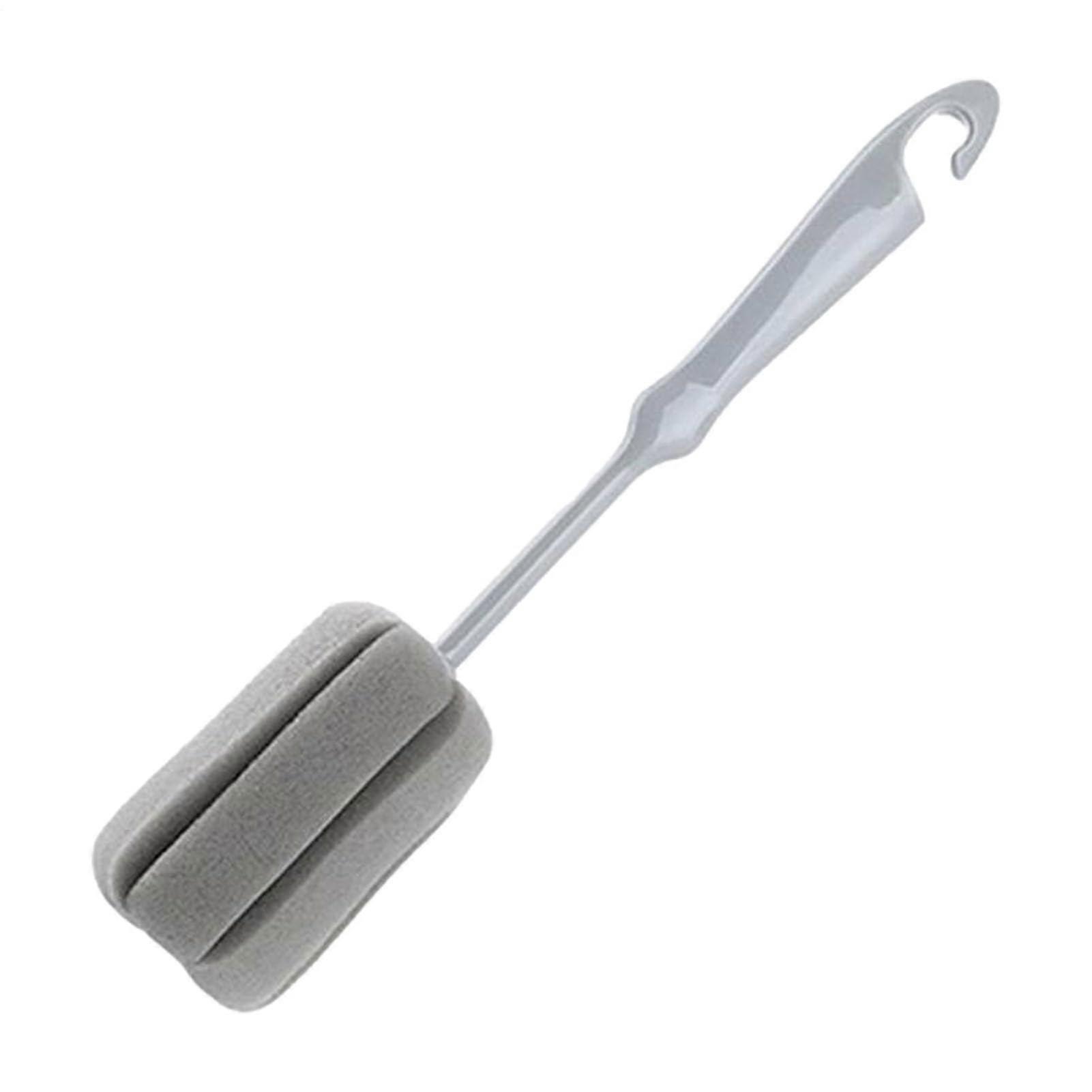 Bottle Cleaning Brush with Long Handle Soft Sponge Head for Scratch Cleaning Cups Jars Tumblers