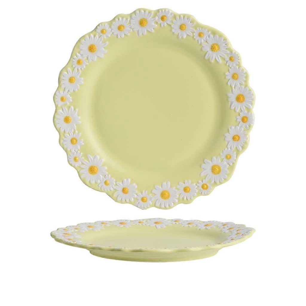 10 Inch Ceramic Dinner Plate and 8 Inch Salad Bowl Set, Elegant Tableware for Versatile Dining Use