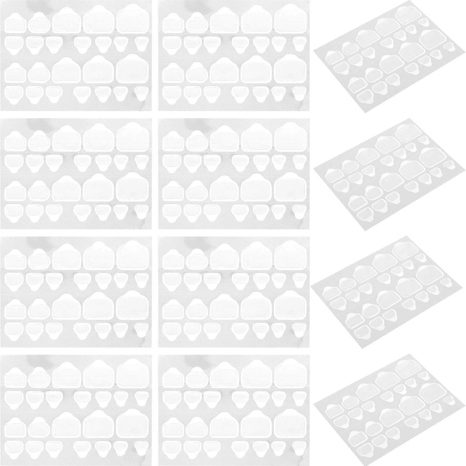 Adhesive Nail Tabs Transparent for Waterproof Nail Sheets Set
