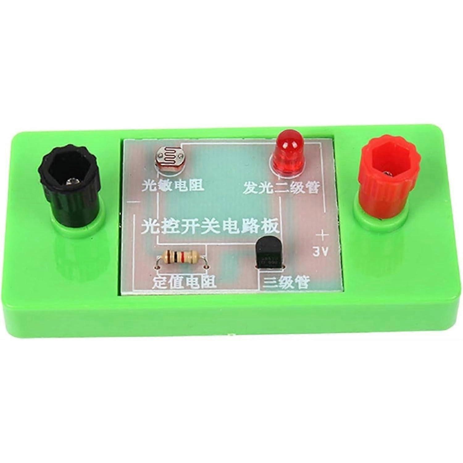 Light Control Switch Educational Kit with Photoresistor Sensor for STEM Physics Circuit Experiments