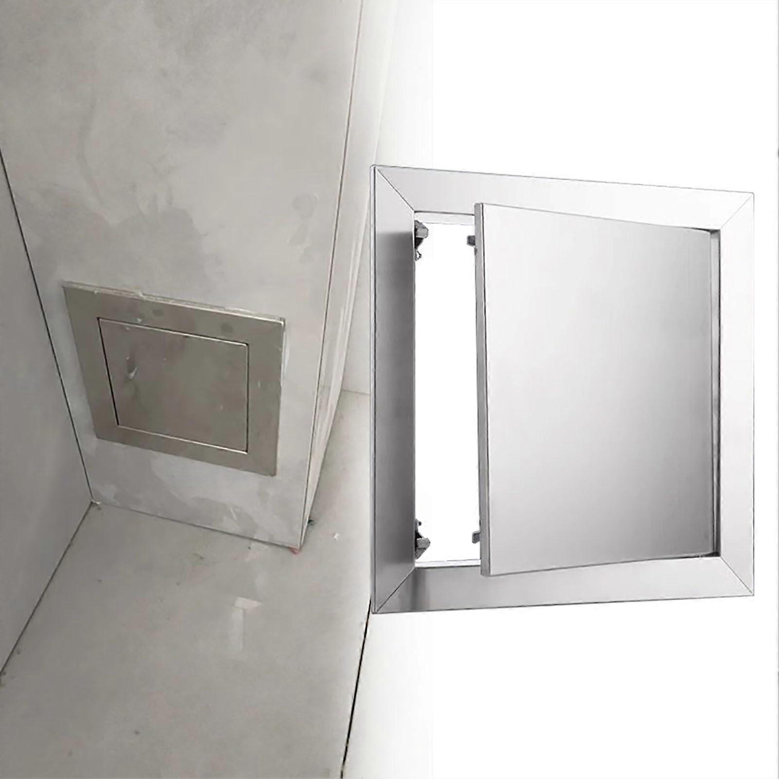 Stainless Steel Access Panel BBQ Door 400x700mm with Hidden Touch Lock and RustResistant Frame