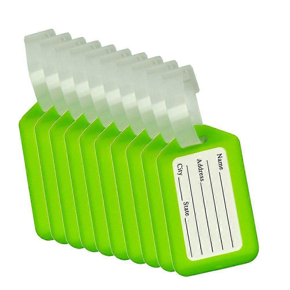 Luggage Tags Suitcase Identifier Label Accessories - green