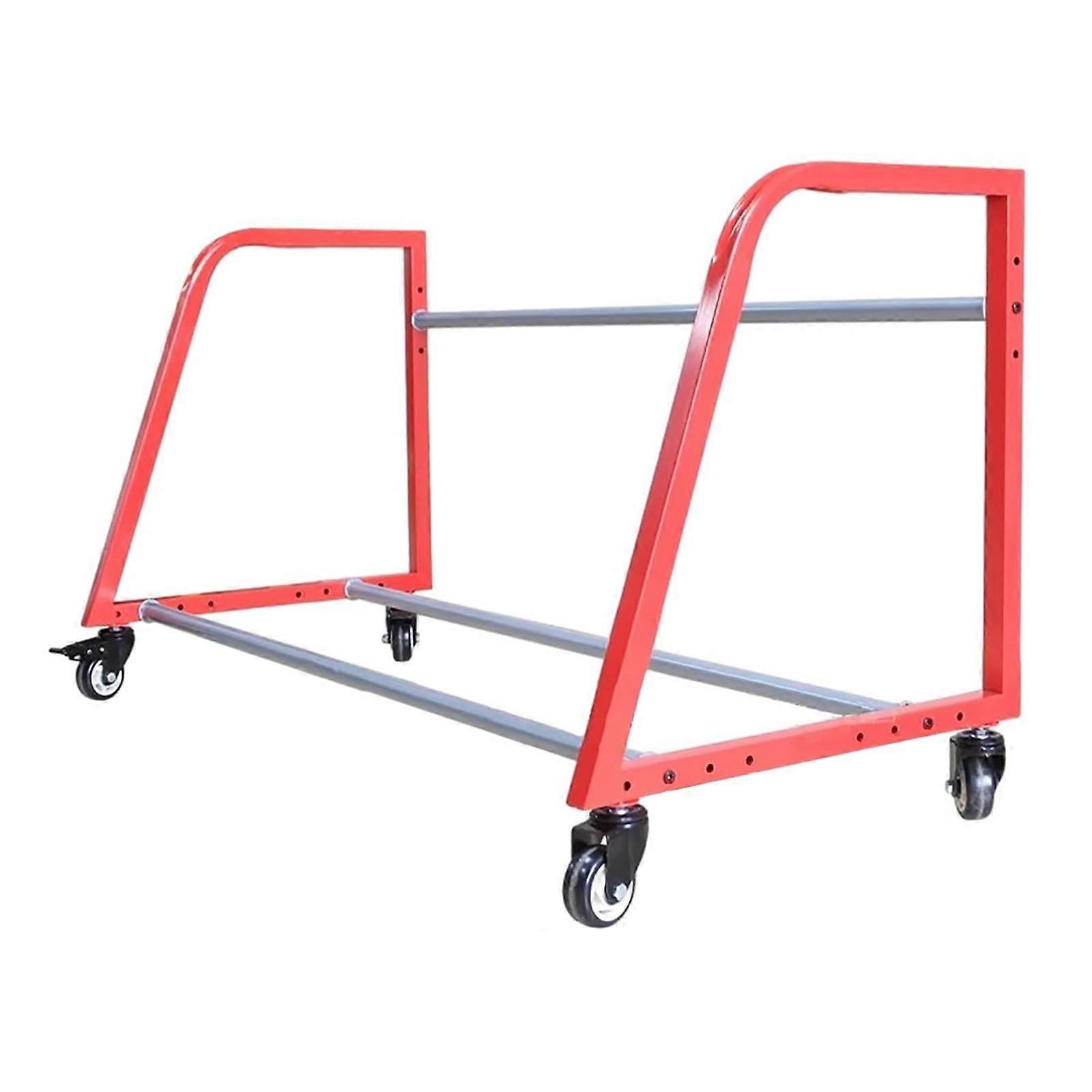 Heavy Duty Rolling Tire Storage Rack with Wheels, Adjustable Garage Organizer Stand