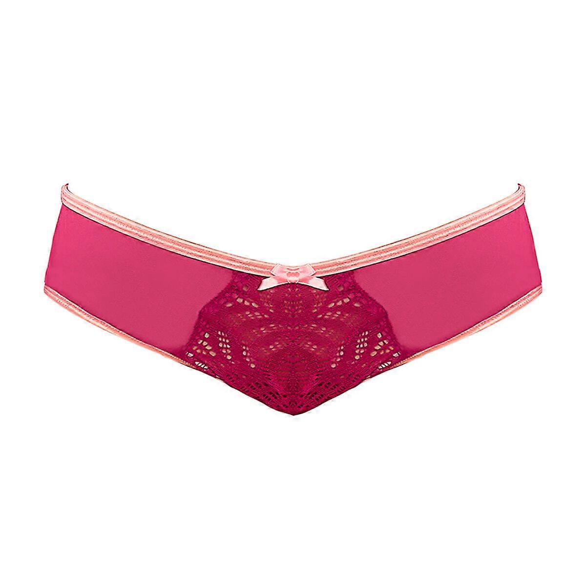 Höschen Exposed Rosa Granatrot S/M