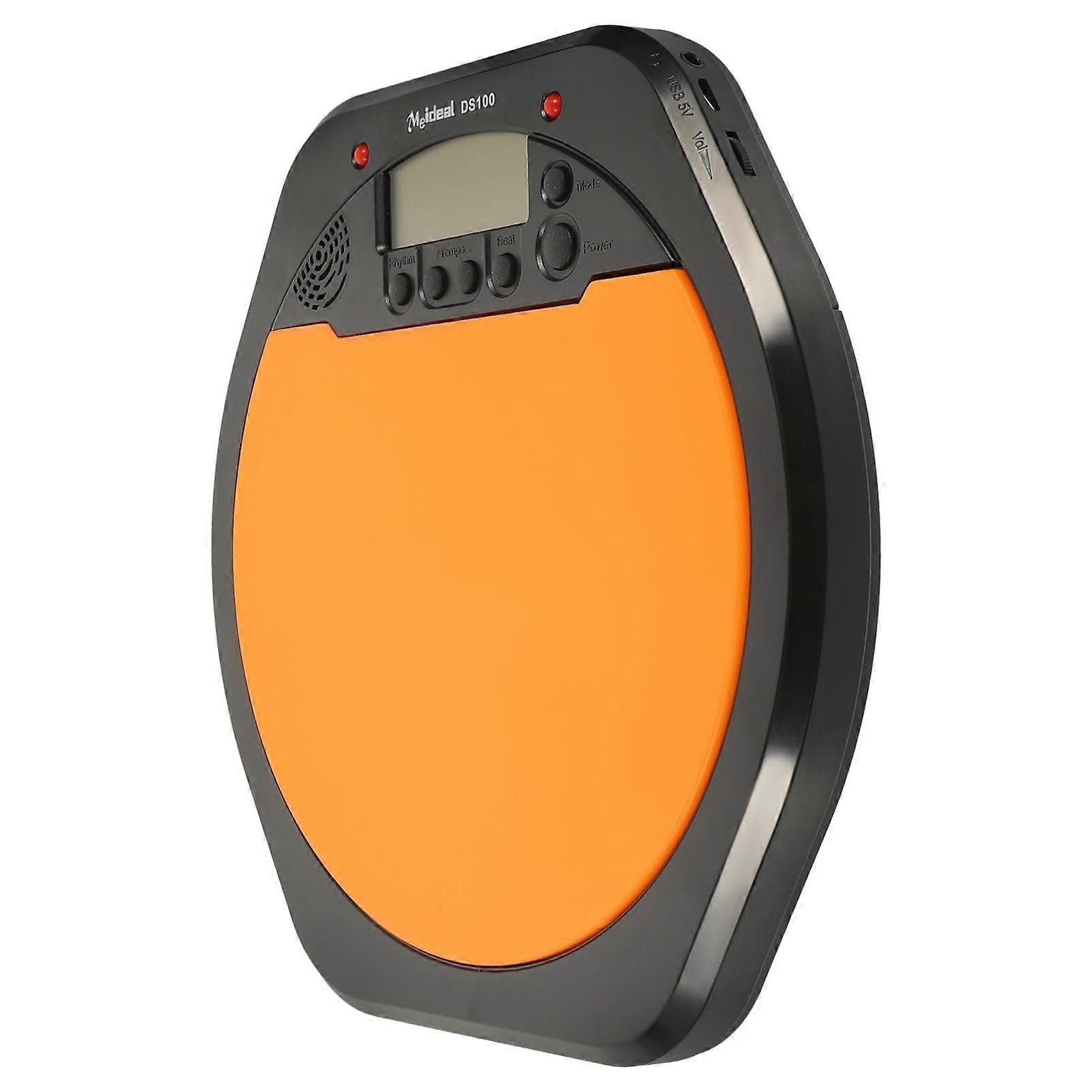 Digital Drum Pad with Builtin Metronome and LCD Display for Beginners and Musicians