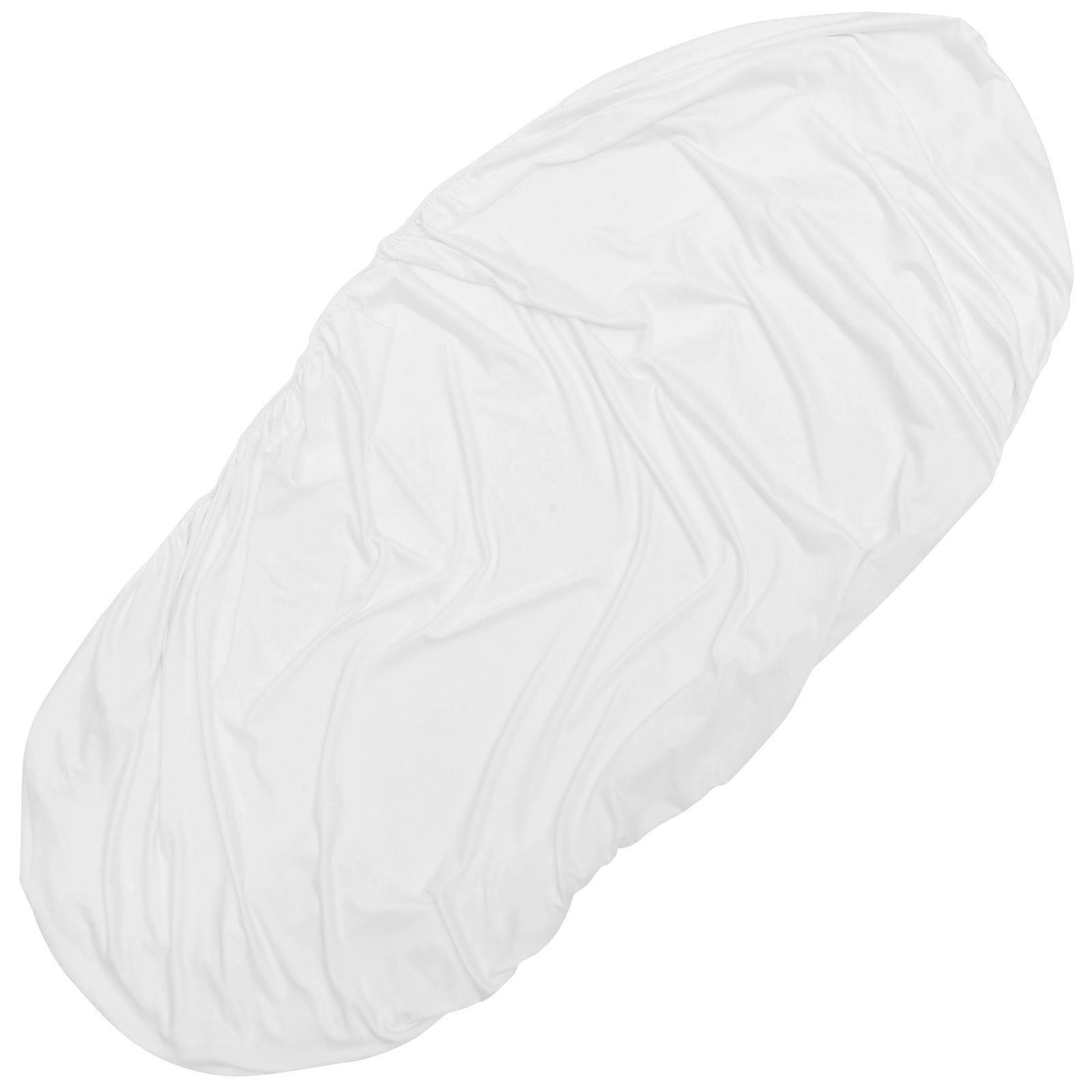 Stretch Tablecloth White Decorative Tablecloth for Dining Table 4Pcs Cloth