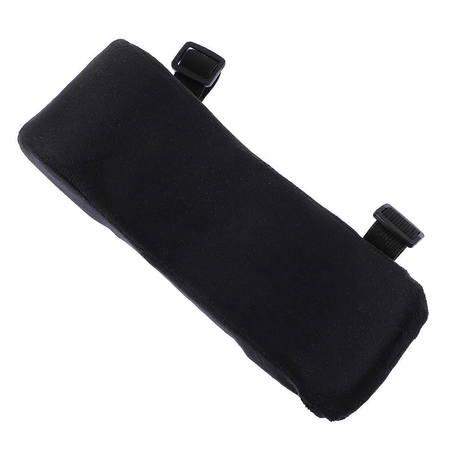 Elbow Cushion Chair Armrest Pads for Elbow Support 2Pcs Memory Sponge Black