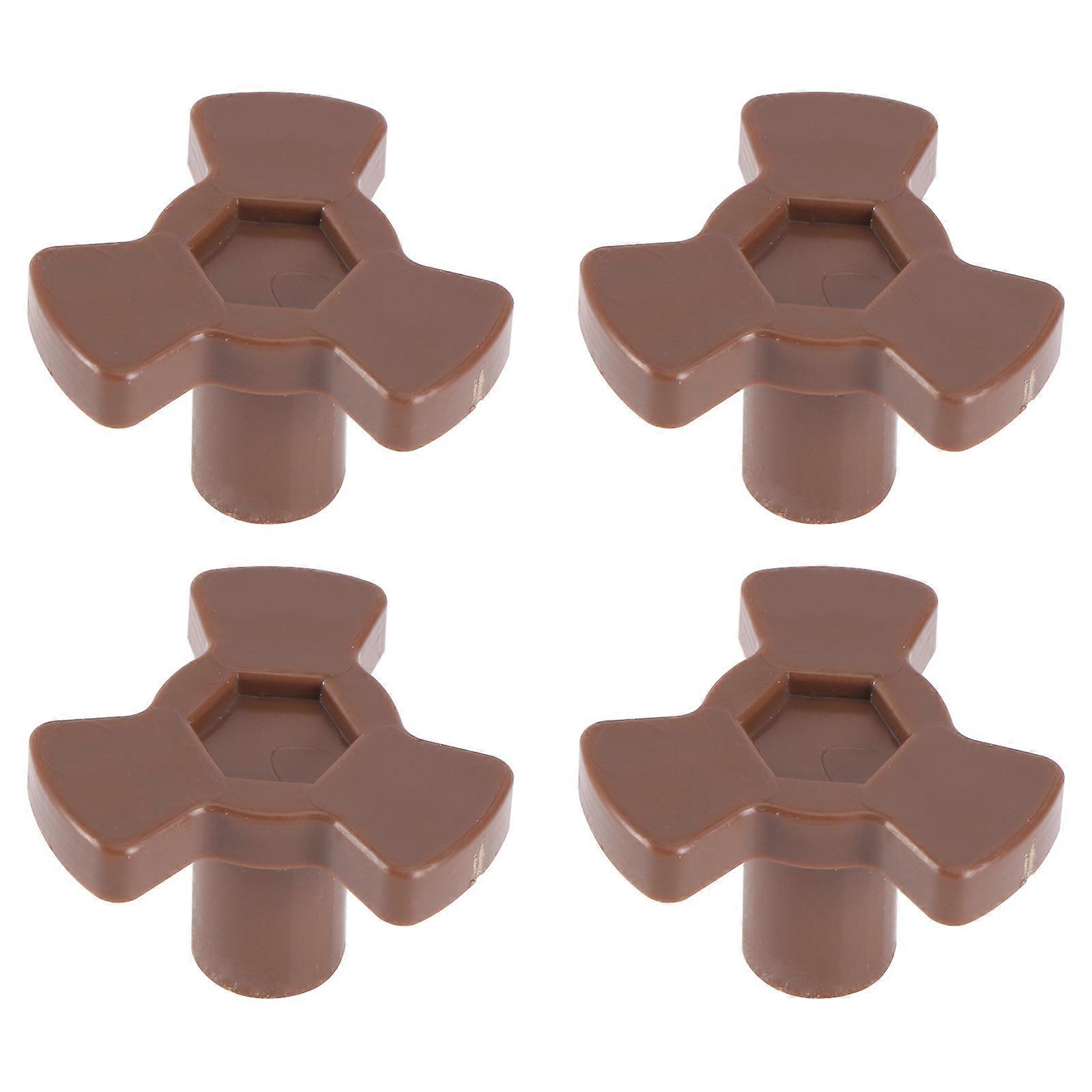 Microwave Turntable Coupler Plastic Microwave Rotating Core for 4Pcs Use