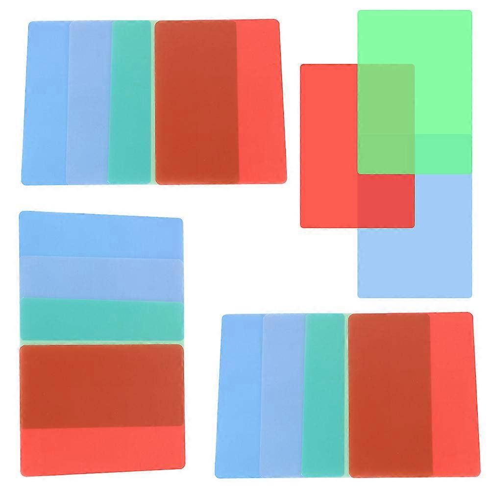 Writing Pads Plastic Board for Office Use 15Pcs Versatile Boards Assorted Color