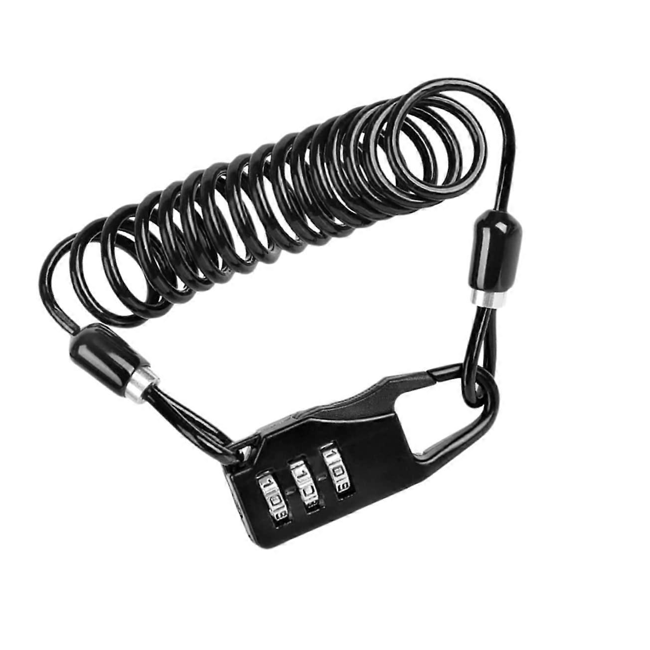 Bike Lock with Resettable Combination Code, Durable Steel Cable for Mountain and Road Bicycle Security
