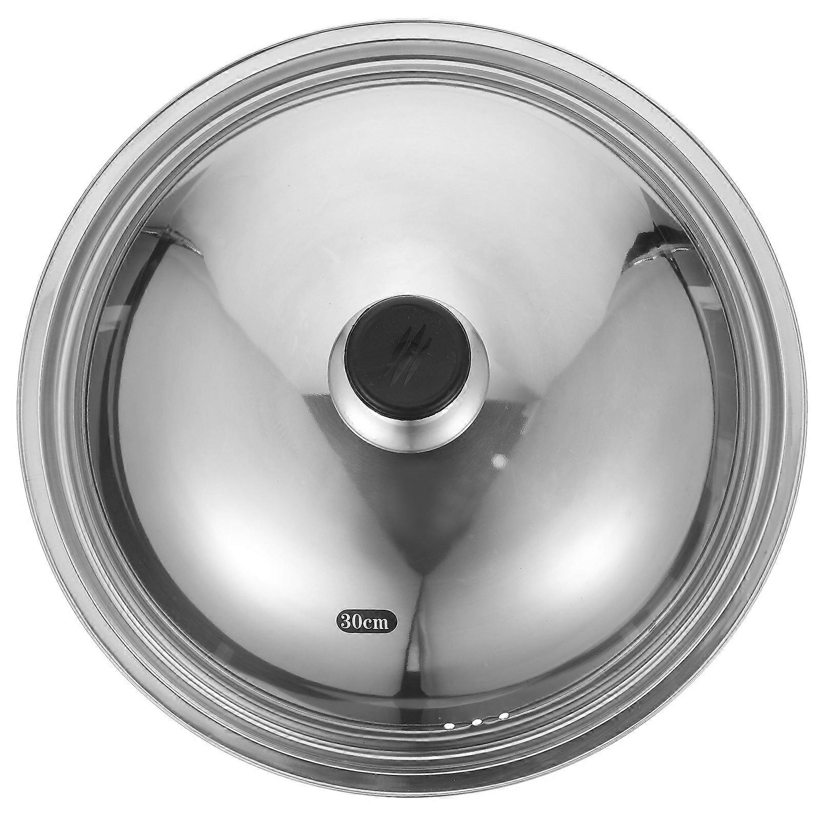 Multi-Function Pan Cover for Kitchen Use Stainless Steel Round Pot Lid
