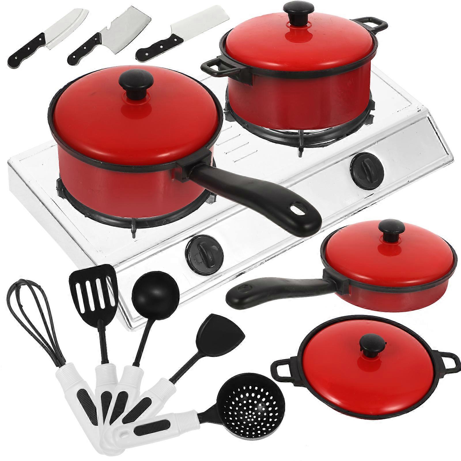 Children Educational Toy Kitchenware Play House Cooking for Fun Set