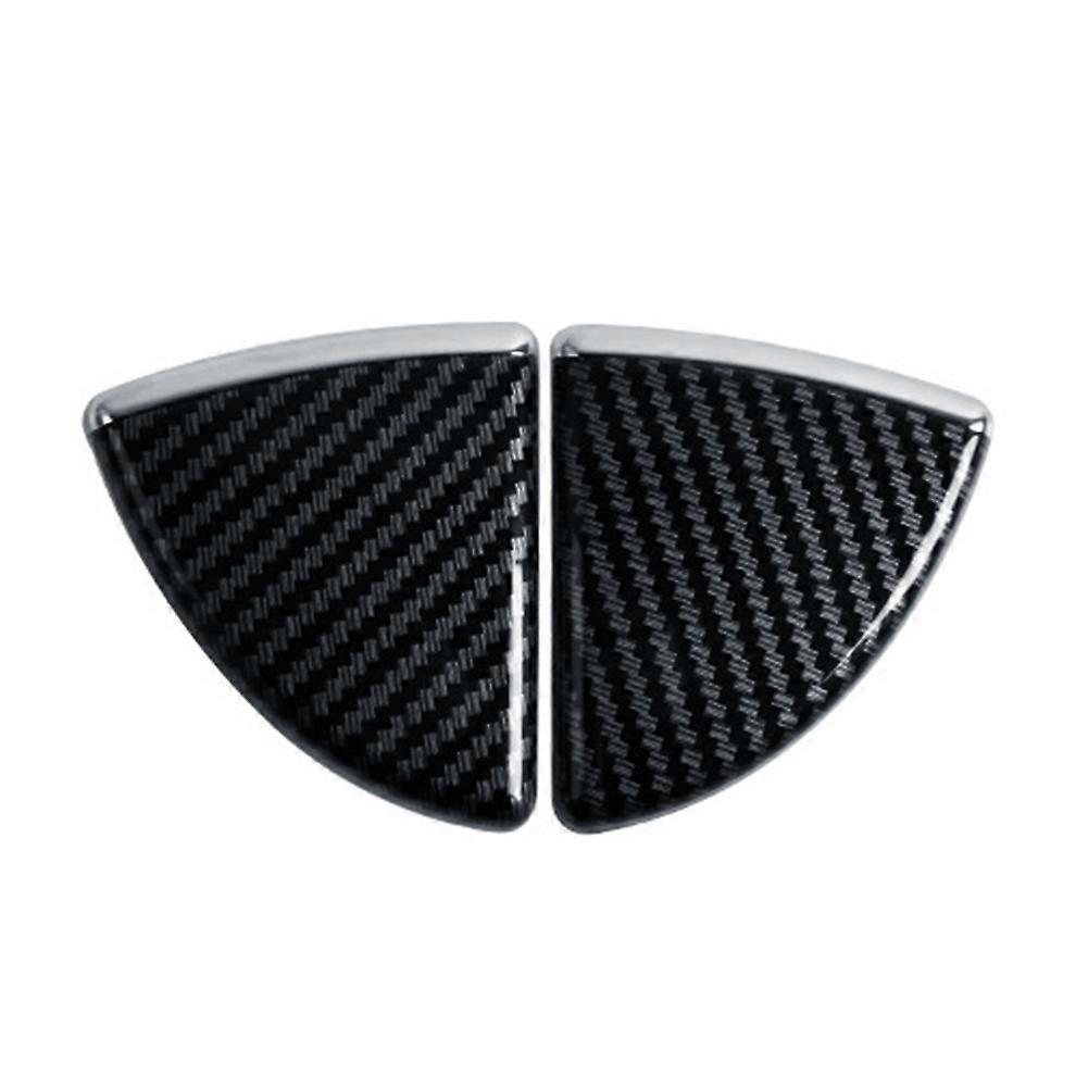 Car Center Console Lid Panel Armrest Box Trim Protective Cover Stickers for E Class W211 Carbon Fib