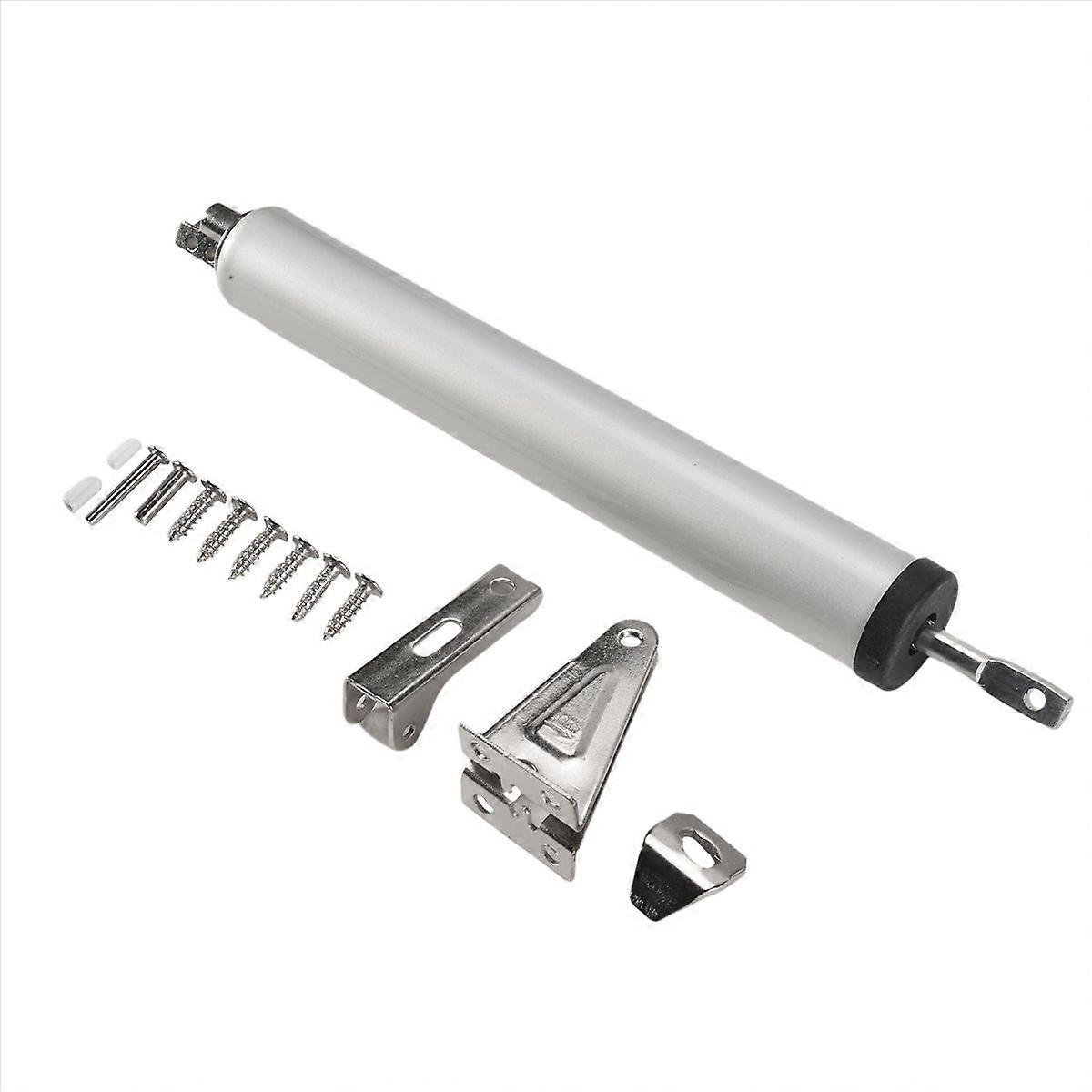 Simple Door Closer Silent Pneumatic Hydraulic Buffer Automatic silver