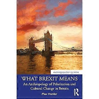 Was Brexit bedeutet: Eine Anthropologie der Polarisierung und des kulturellen Wandels in Großbritannien (Anthropologie der Gegenwart)