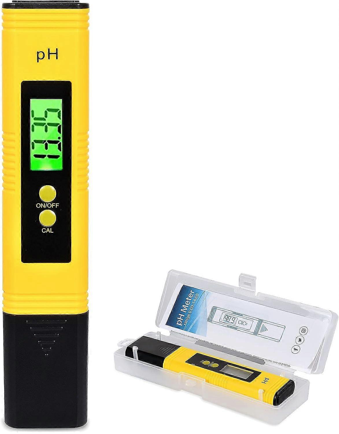 Digital pH Meter for Water Testing with  Accuracy Large LCD Display 0.0014.00 Range