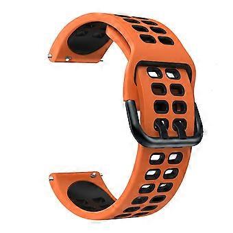 Watch Band 20mm Soft Silicone Strap Replacement for Garmin Forerunner 245 645 Venu S40 Sweat Resistant