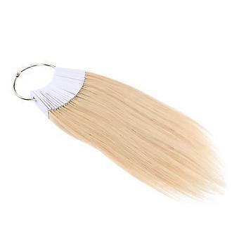 30 anelli colorati per capelli, campioni di colore per capelli umani (colore a 3 gradi)