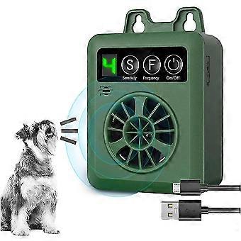 Ultrasonic Anti Barking Device with 4 Sensitivity Levels, USB Rechargeable Dog Bark Control, Waterproof for Outdoor Use, 50ft Range