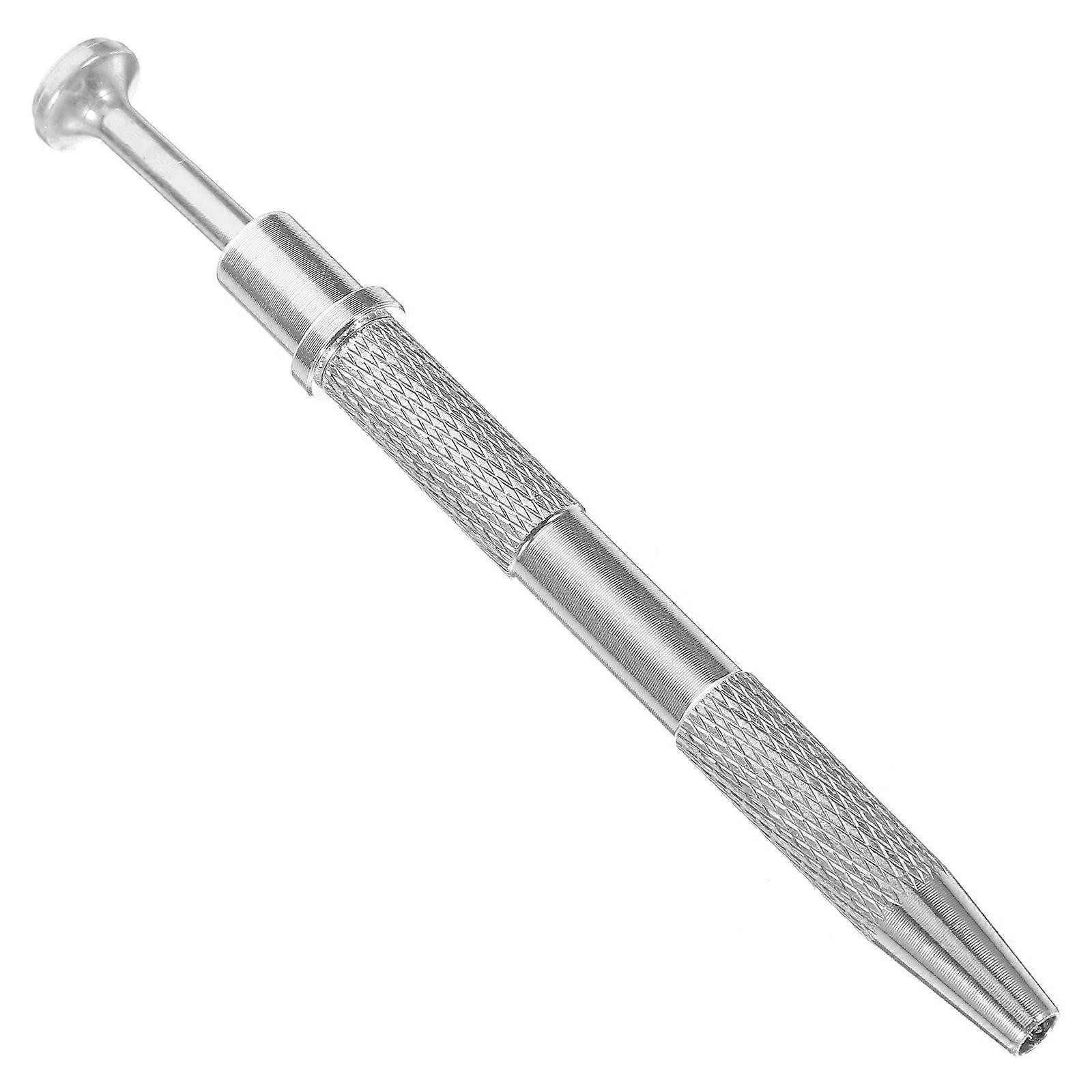 Four-Claw Multifunctional Puller Grabber Tool Spring Assisted Screw Extraction for Electronic Devices Silver 1Pcs