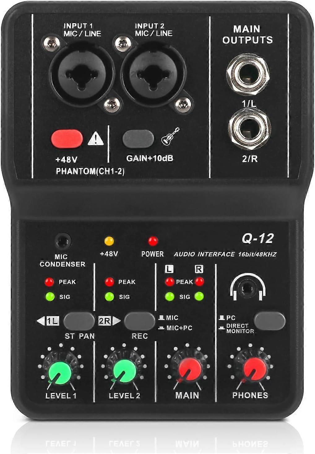 Audio Interface for PC,Interface for Recording Music Computer Recording Audio