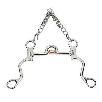 Pelham Bit Strong Fine Workmanship Stainless Steel Horse Bit compatible withHorse Riding Equestrian Performance