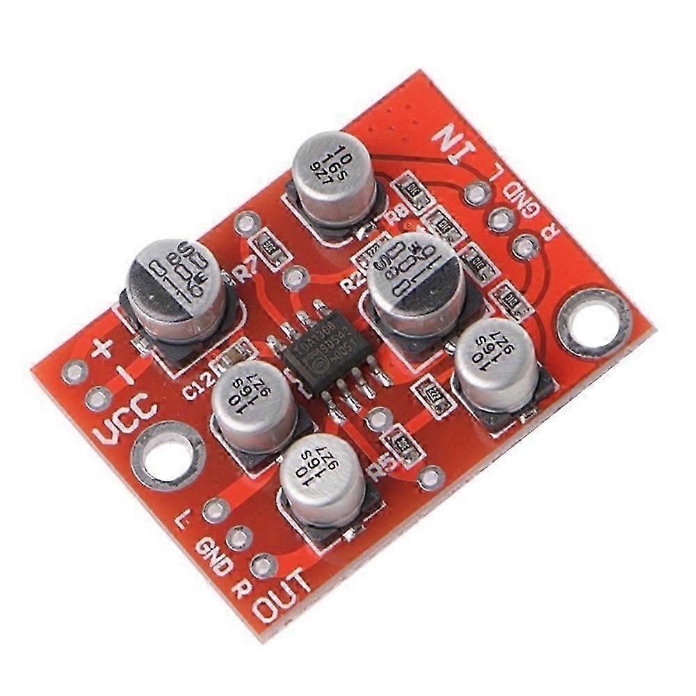 5PCS DC 5V-15V AD828 Stereo Preamp Preamplifier Module AMP Module Microphone Preamp Module
