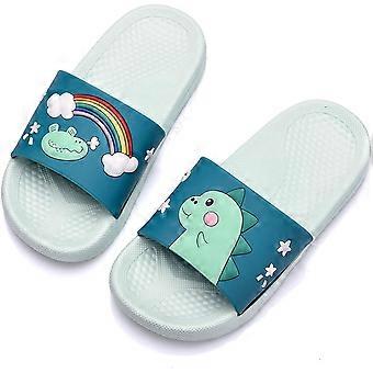 Boys & Girls sandals slippers dinosaur summer non-slip soft swimming pool outdoor beach indoor bathroom bathing shower kids water shoesactual shoe len