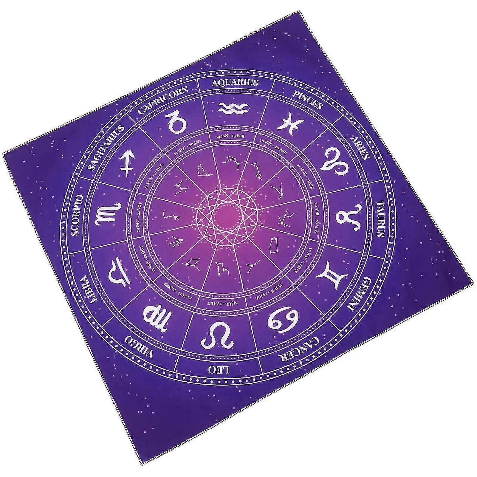 Divination Tablecloth for Tarot Game Polyester Decor Cloth