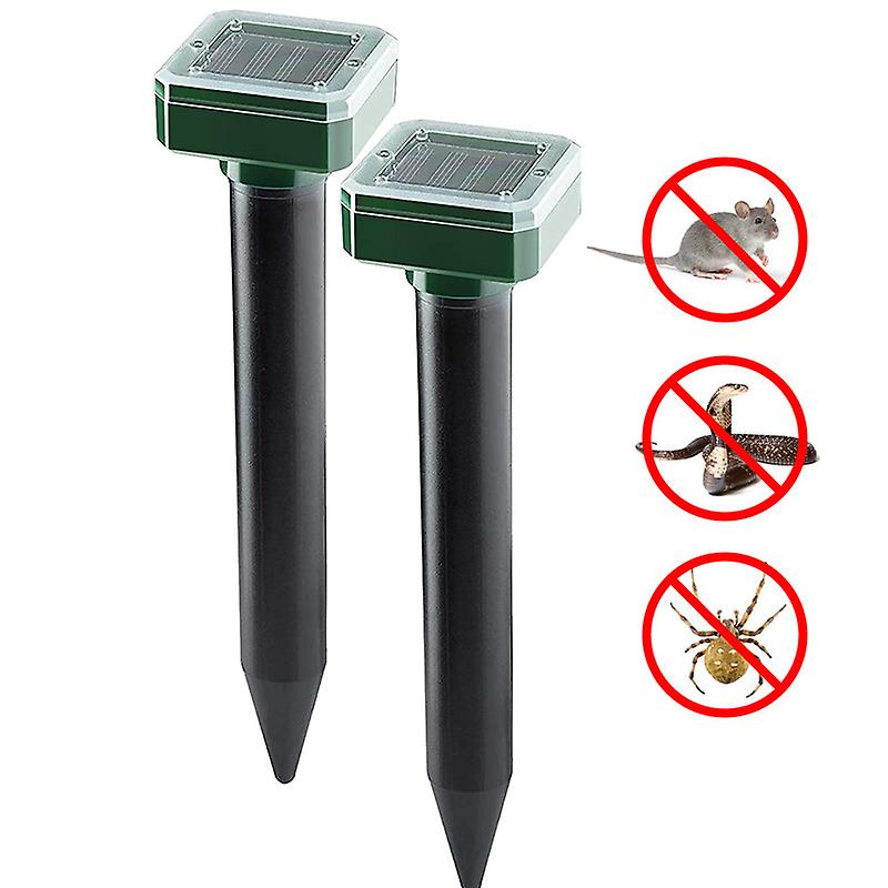 4 expellers for moles, mice and rats, green, square