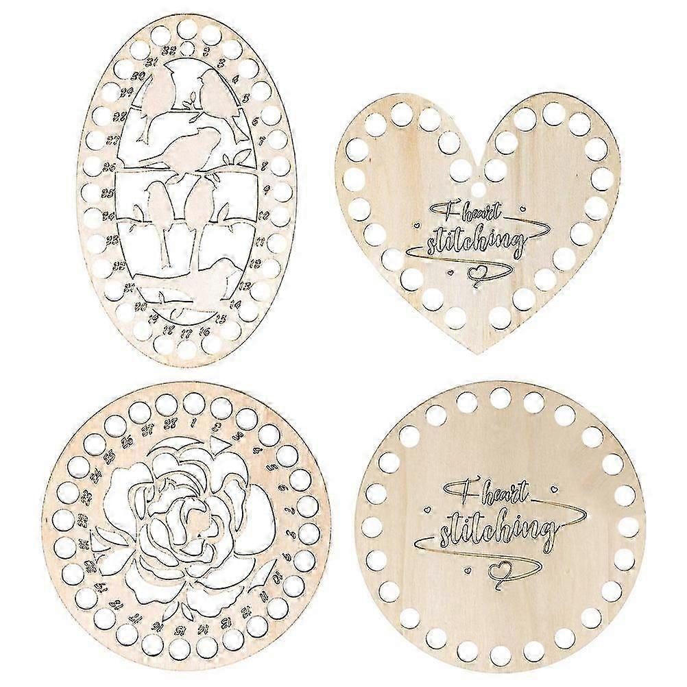 Embroidery Thread Organizer Plate Creative Modeling compatible with Embroidery Projects Artists 4Pcs