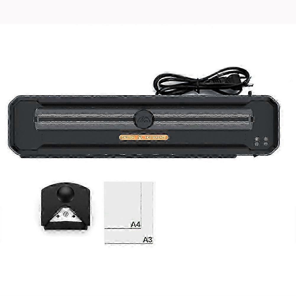 A3/A4 Plastic Sealing Machine Safe Constant Temperature Multi-Specification Photo Cold/Hot Laminator Machine EU Plug