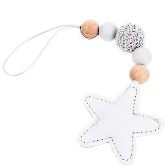 Rainbow Pendant Bag Keychain Ornament for Decoration 1Pcs Grey Hanging