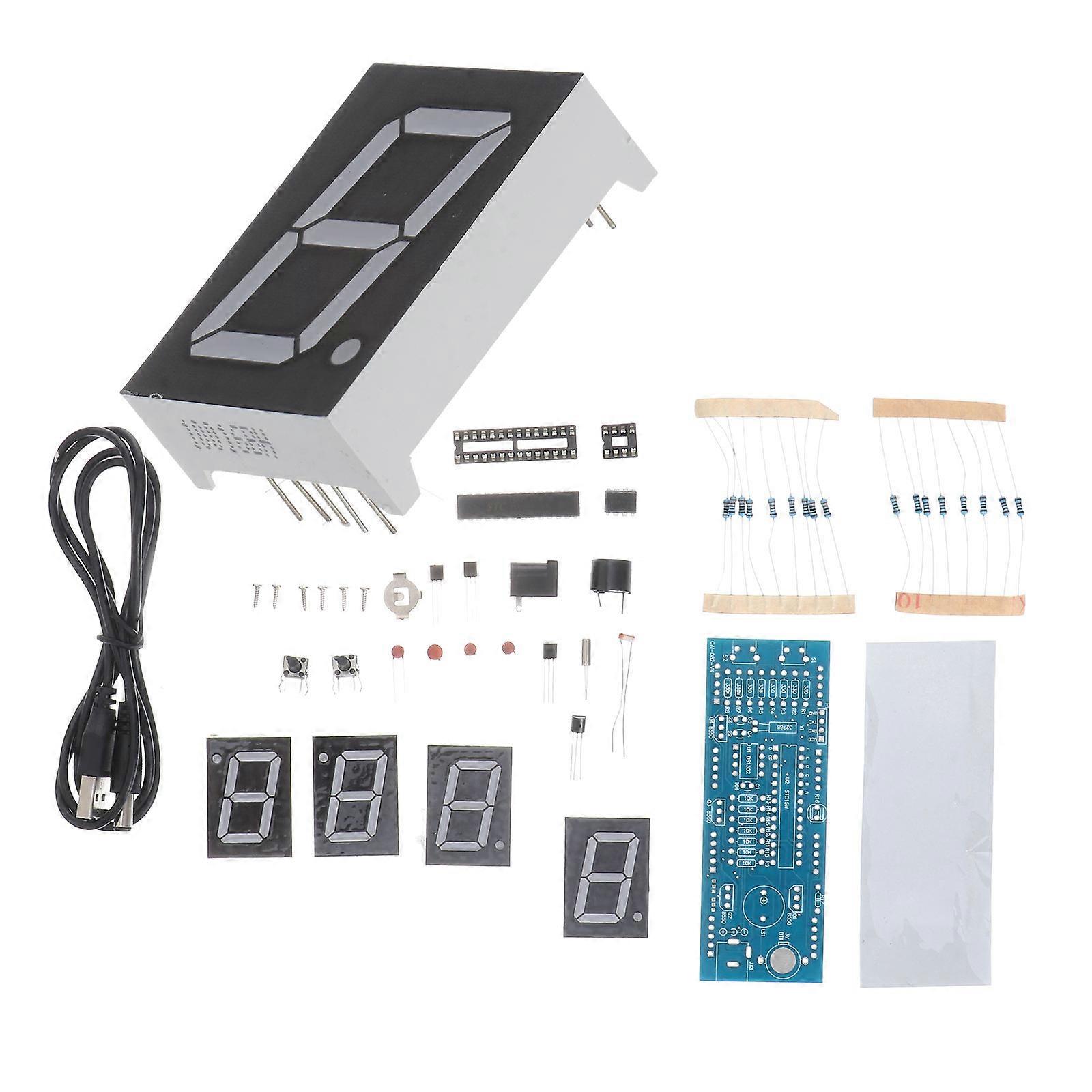 Microchip Clock Scm DIY Clock Kit for Time Keeping 1Set Red