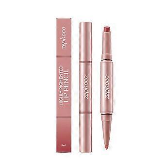 Zephoco matte lipliner lipgloss (rood) lichte textuur natuurlijke kleur voedende lipliner