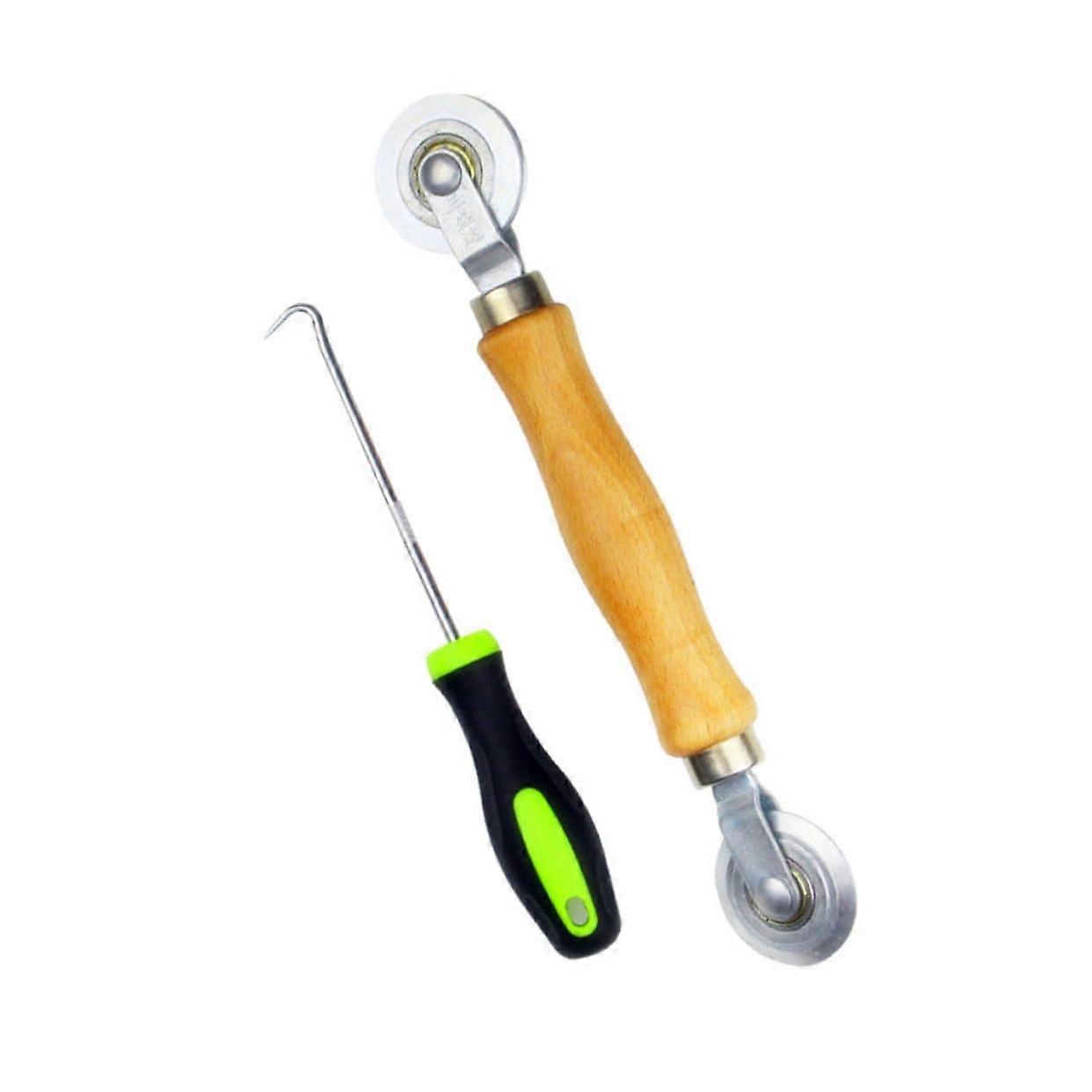 2pcs Window Screen Installation Tool Set with Ergonomic Handle for Easy and Durable Screen