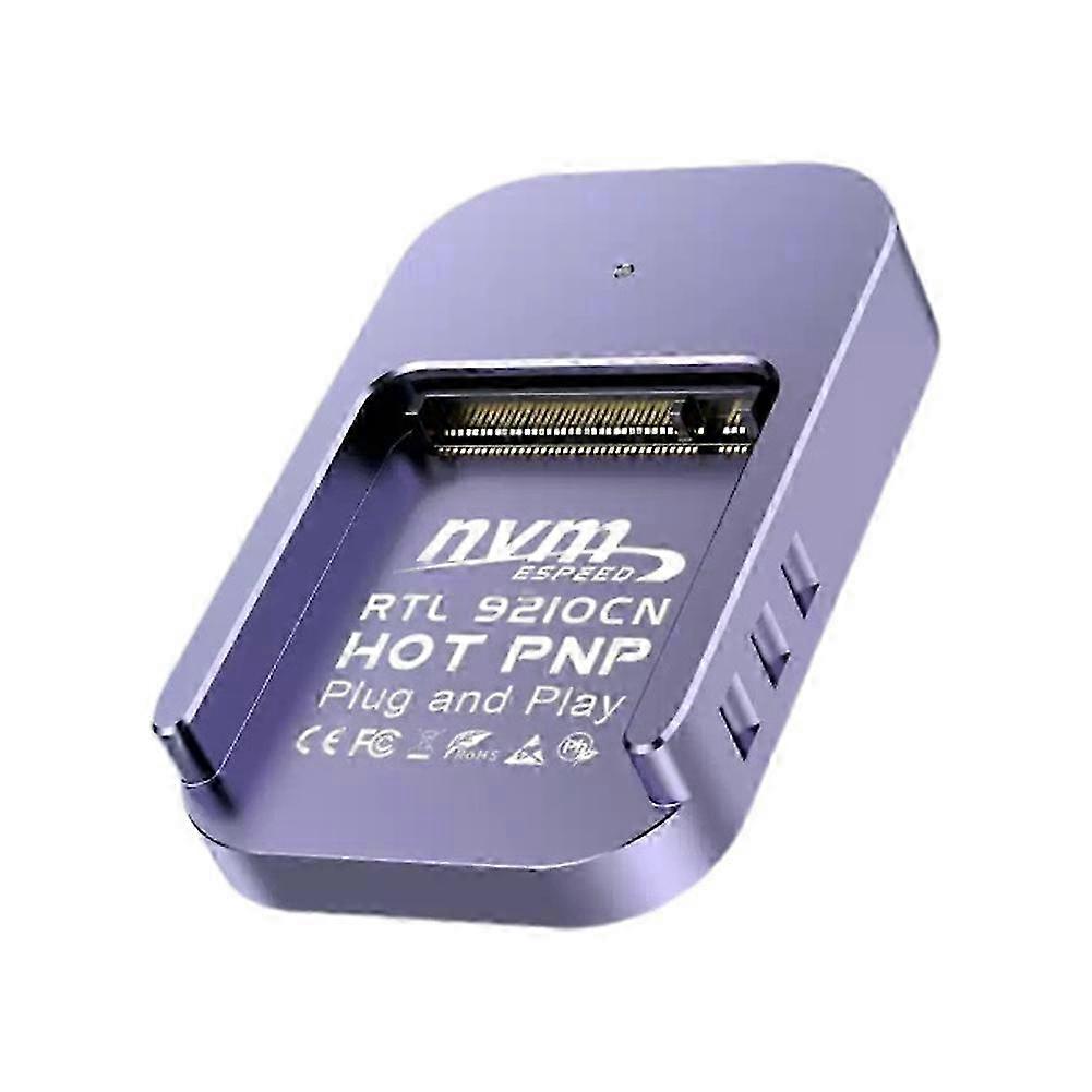 M.2 SSD Reader NVME to USB-C PCIe SSD USB3.2 Gen2 10Gbps Solid Disk Adapter with Write Protection