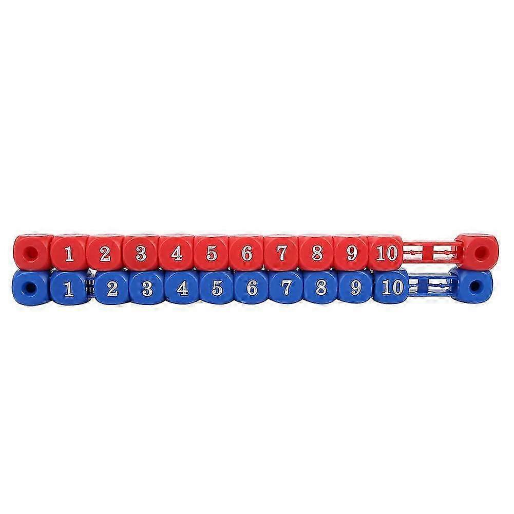 2 Pcs Blue Red Mini Multi Function Table Soccer Foosball Game Billiard Scoring Unit Scoreboard
