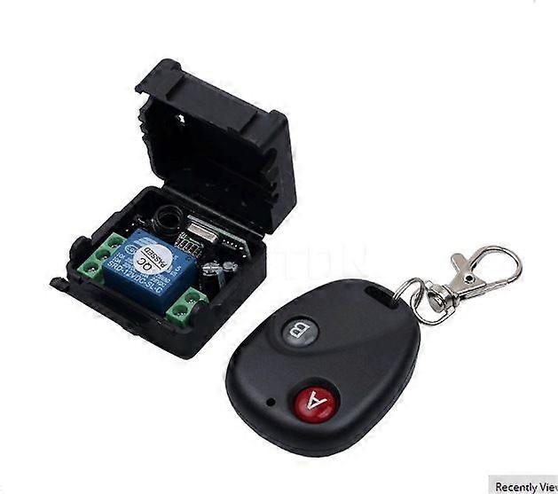 433Mhz Wireless Remote Control Switch Module DC 12V 1Ch & 1Pcs RF Remote Control