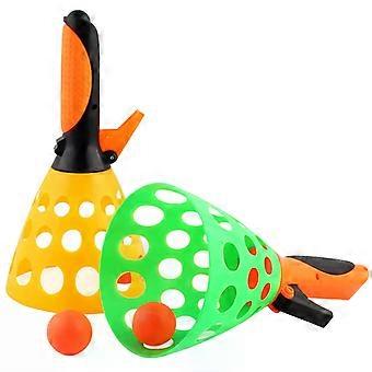 Toss & Catch Ball Outdoor Game Set (met 2 Launcher Baskets & 3 Balls) Kids Toys Gift
