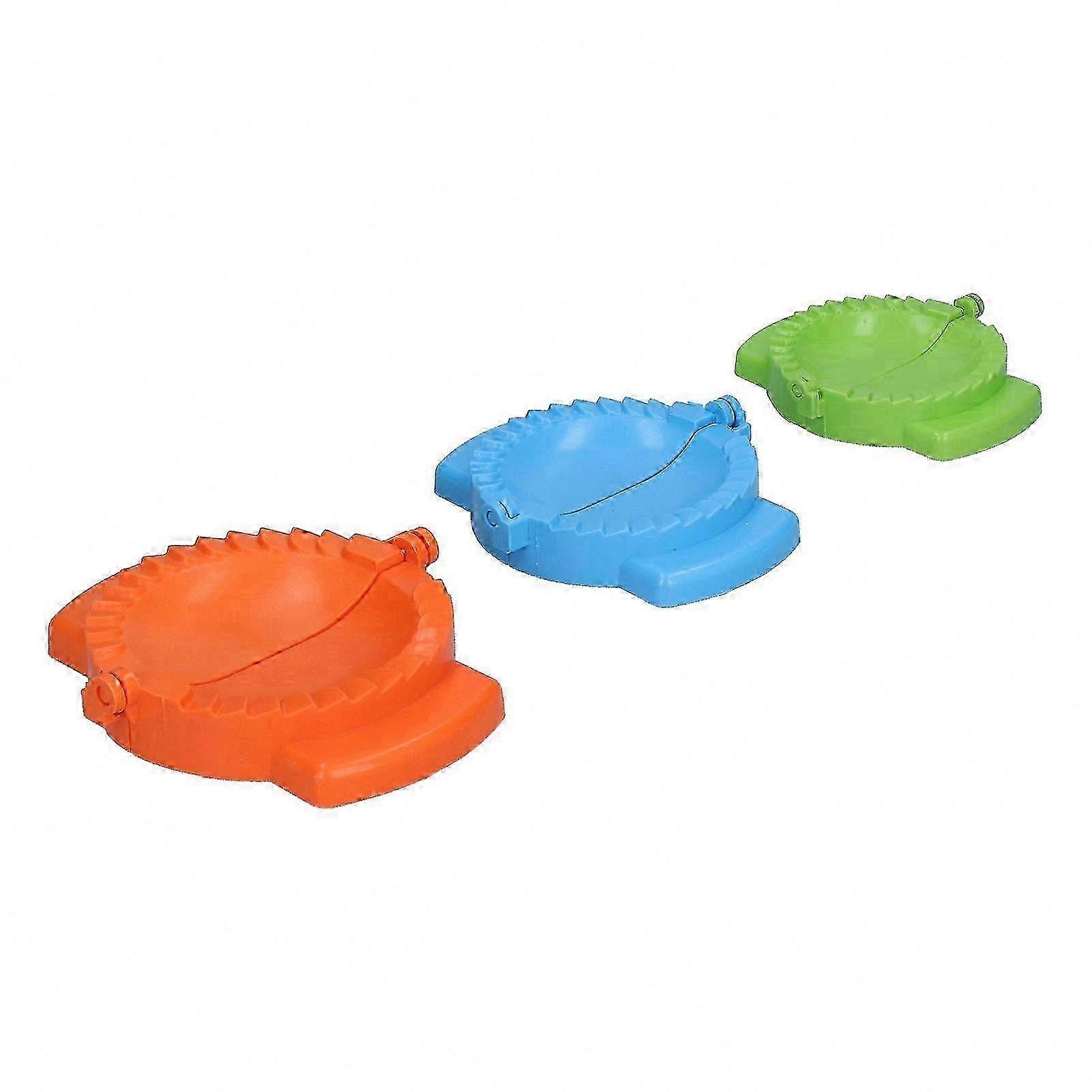 Kitchen Dumpling & Pirogi Dough Press Mold Set, 3Pcs/Set Plastic Pie Maker Tool