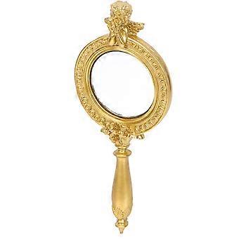 Portable Makeup Mirror Resin Material for Women 2Pcs Handheld Mirror