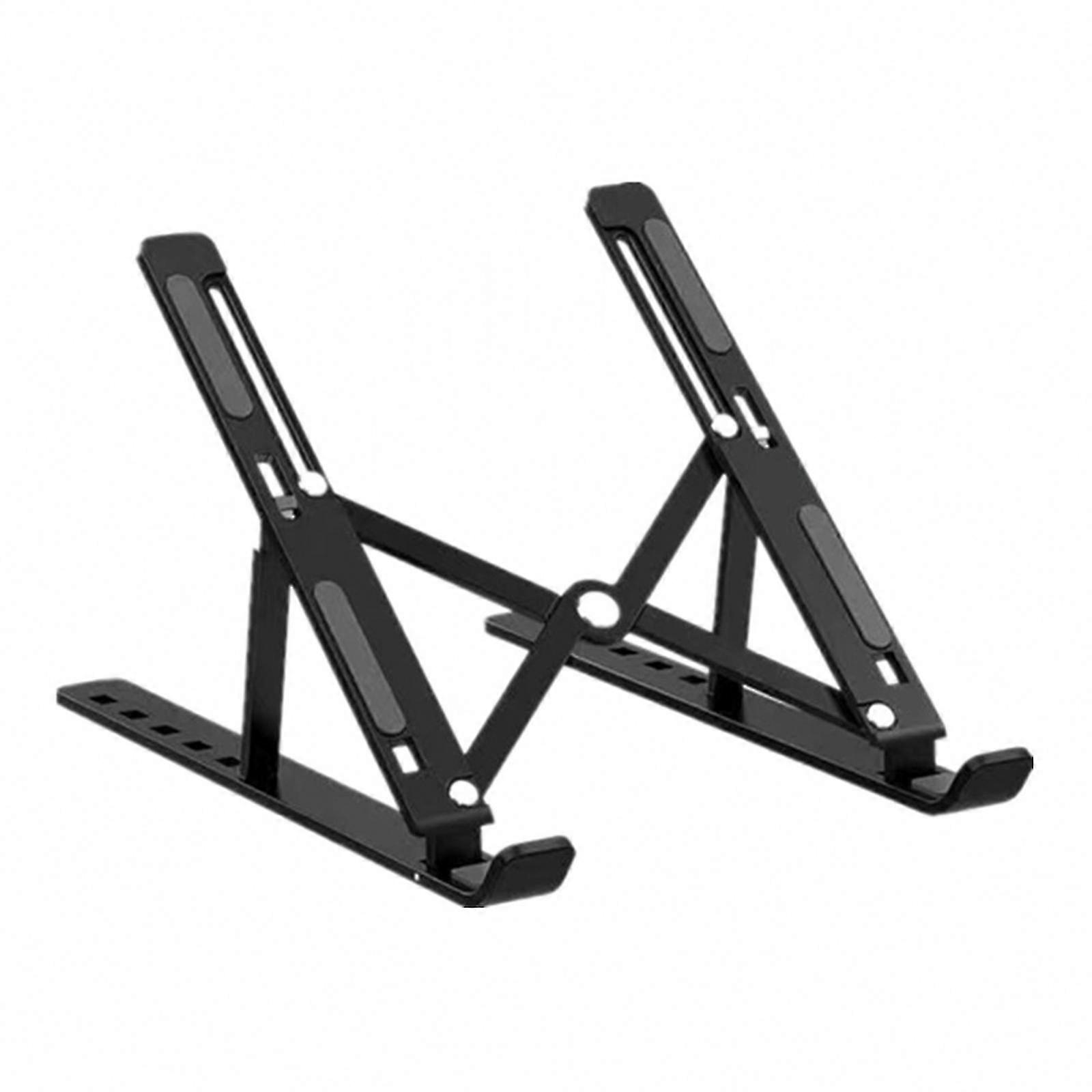 Foldable Laptop Stand with Key Adjustment for Ergonomic Notebook Riser