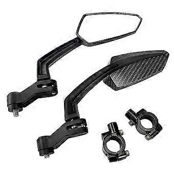 Specchietto retrovisore per bicicletta, specchietti regolabili per manubrio, specchietto retrovisore per ciclismo ruotabile a 360°, specchietto grandangolare antiurto ZRF