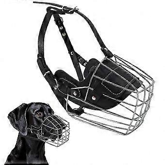 Large Breed Breathable Steel Basket Muzzle