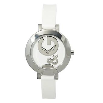 D&g hoop-the Quartz Analog Woman Watch with Cowskin Bracelet DW0666