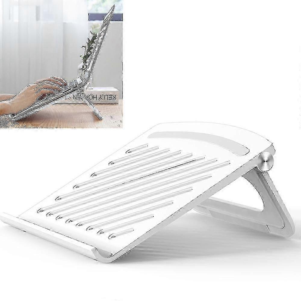 Foldable Laptop Stand, Portable Aluminum Computer Riser, Adjustable 10-17 Laptops